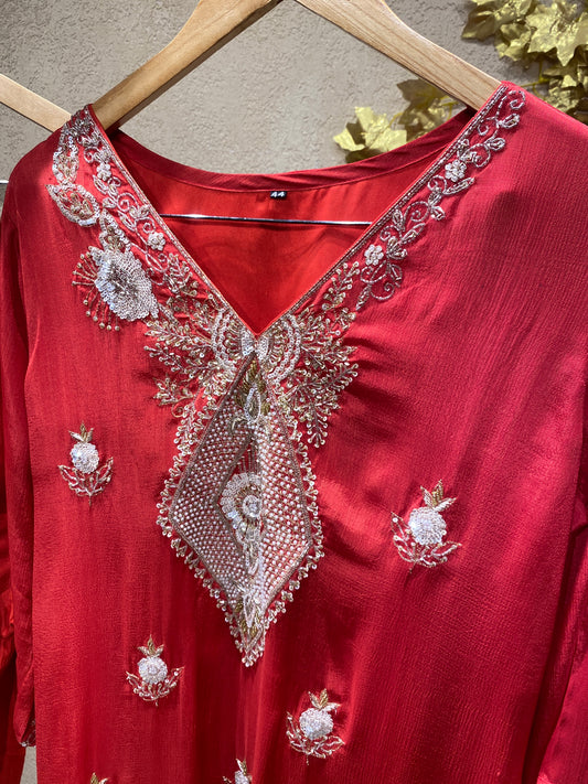 Alinesalwar Red 3Pc