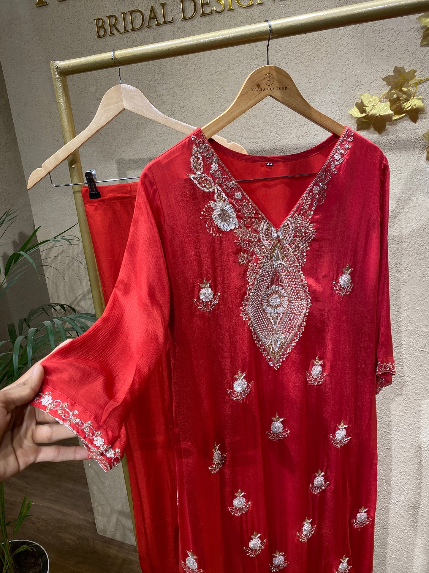 Alinesalwar Red 3Pc