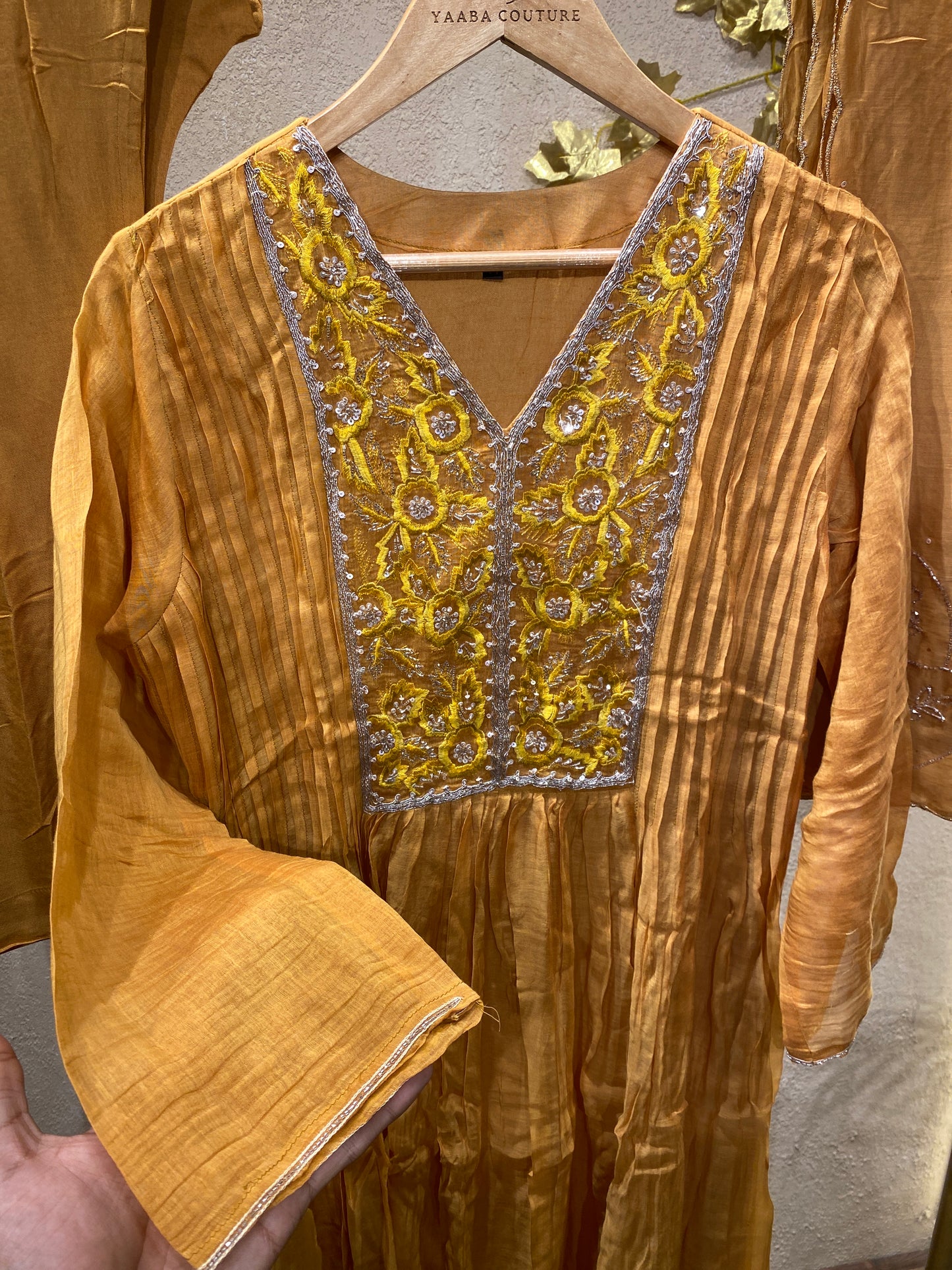 Gown Yellow 3Pc
