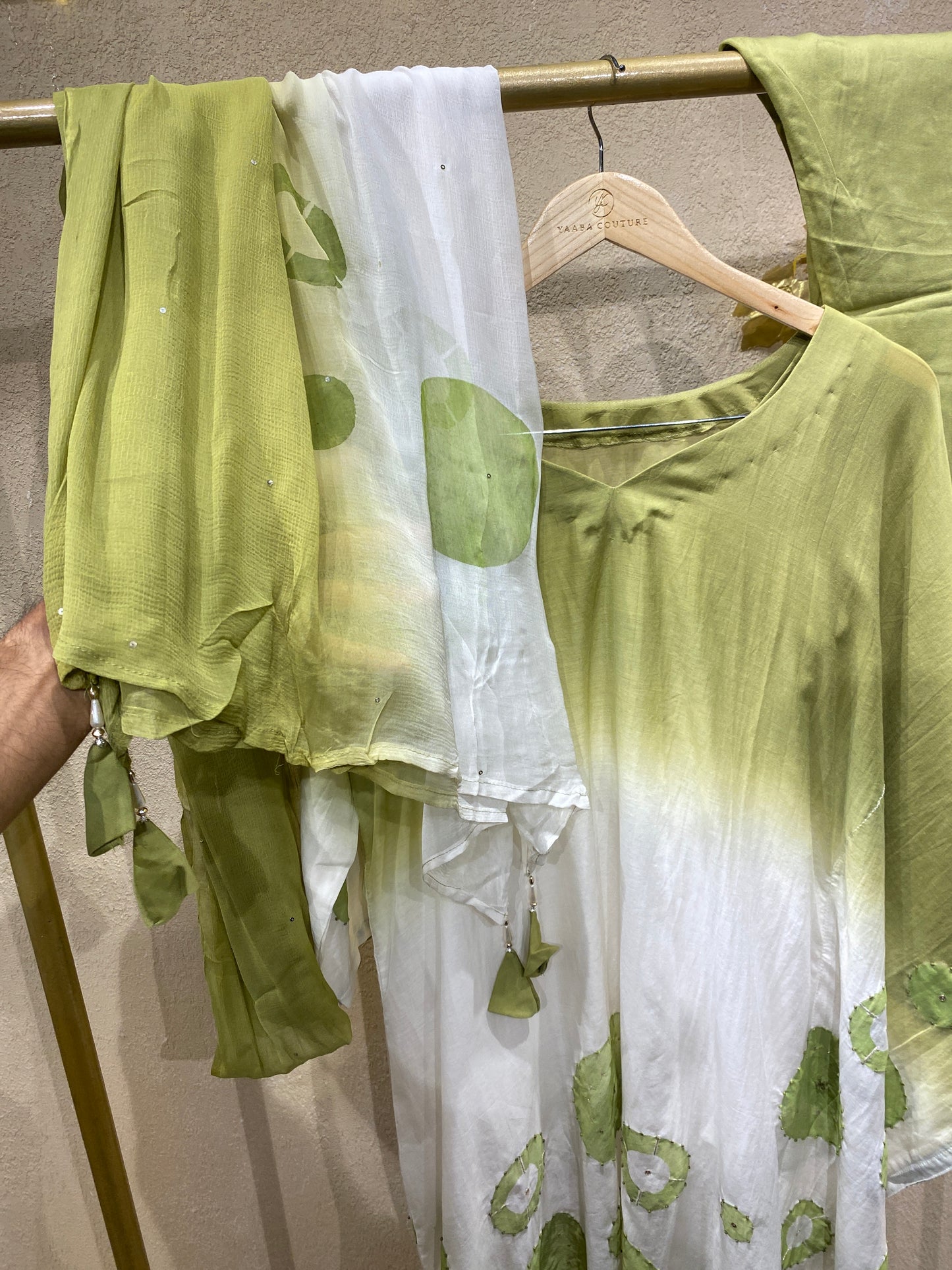 Double Shade Kaftan