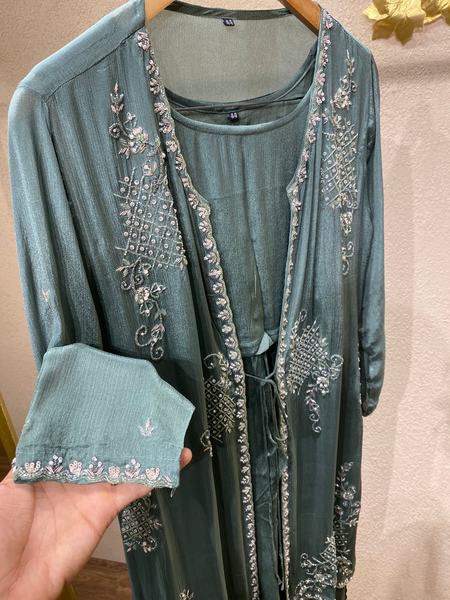 Coatsalwar Green 3Pc