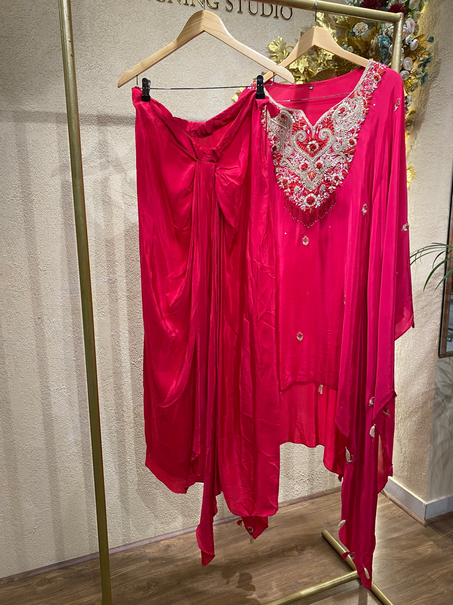 Kaftan Pink 3Pc