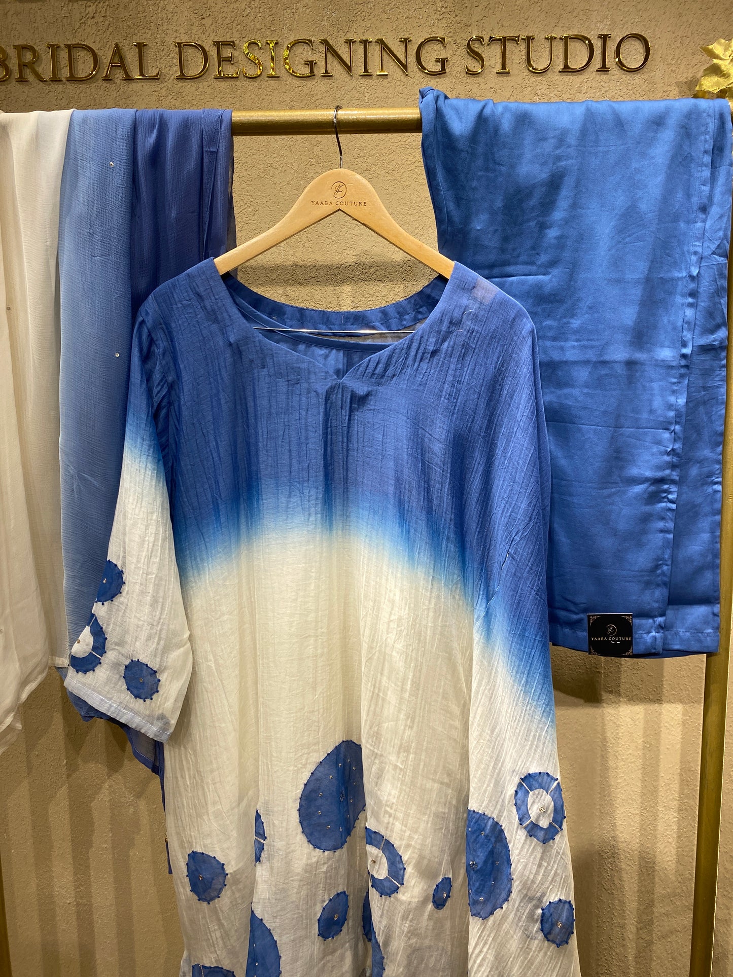 Double Shade Kaftan