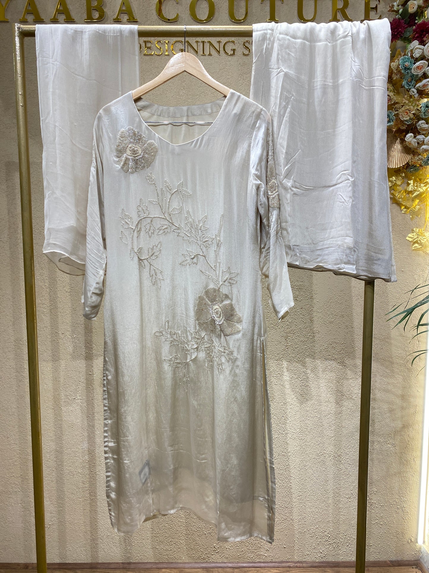 Salwar Cream3Pc