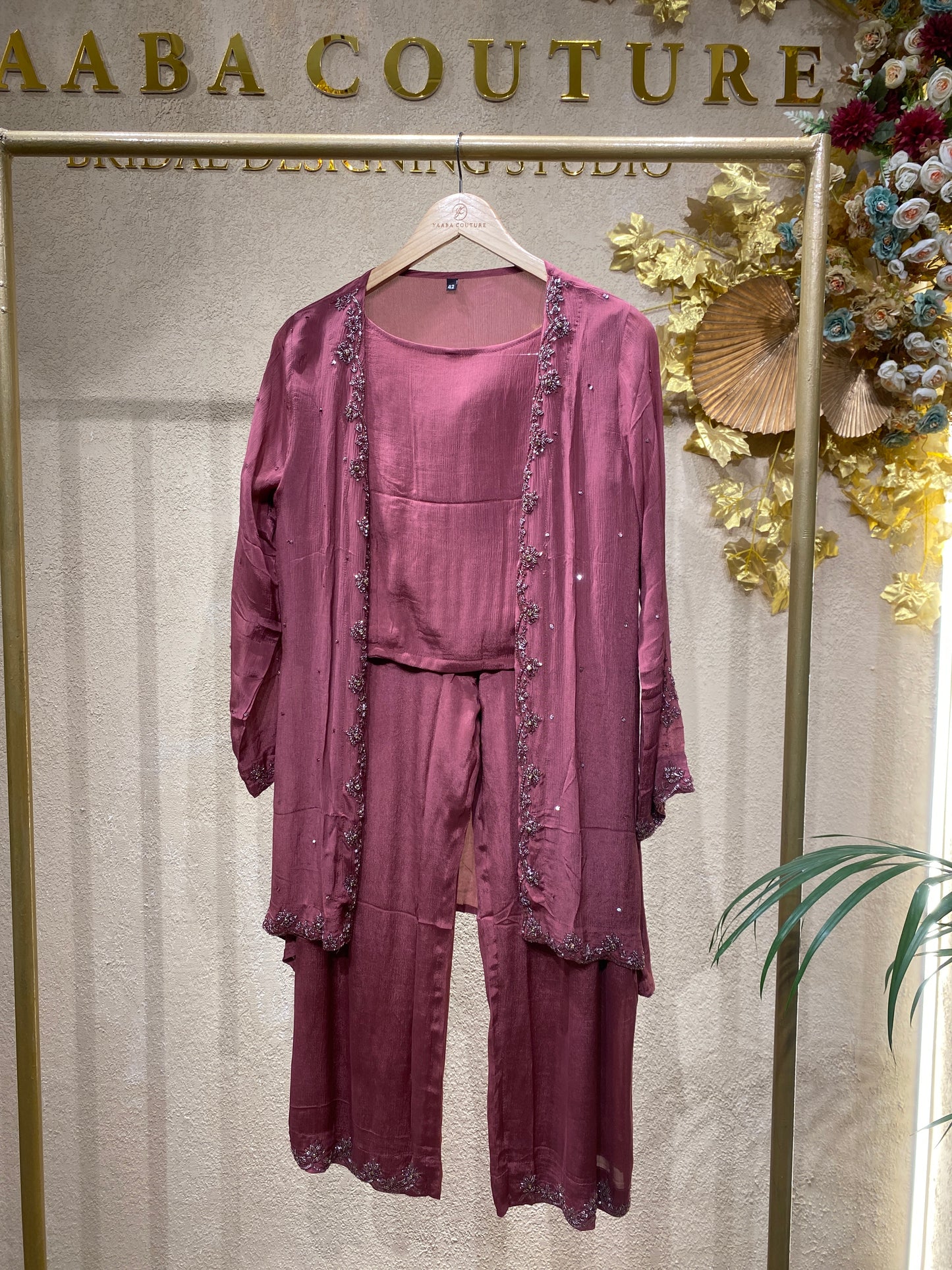 Coatsalwar Purple 3Pc