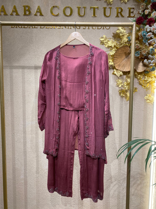 Coatsalwar Purple 3Pc