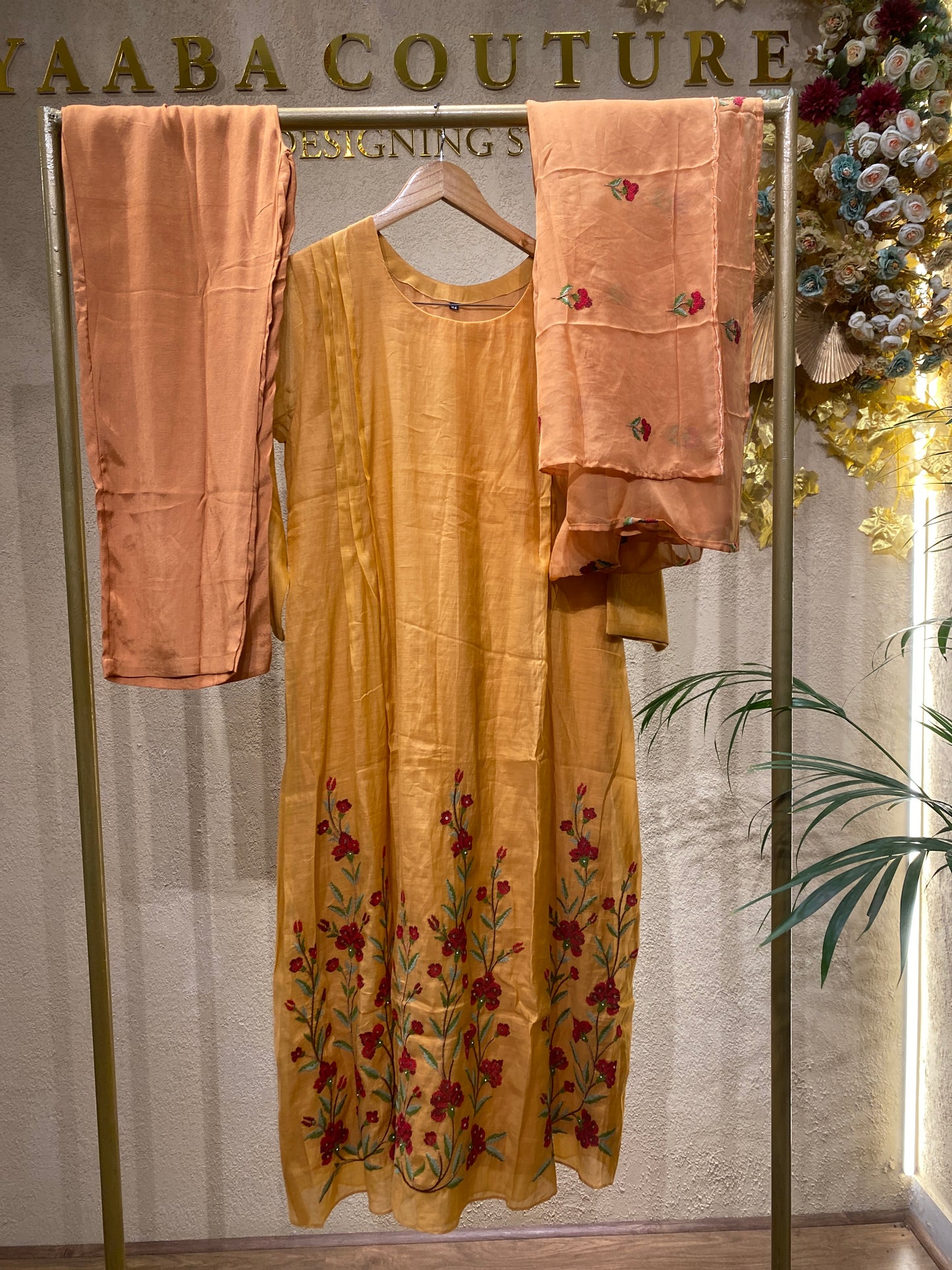 Alinesalwar Orenge 3Pc
