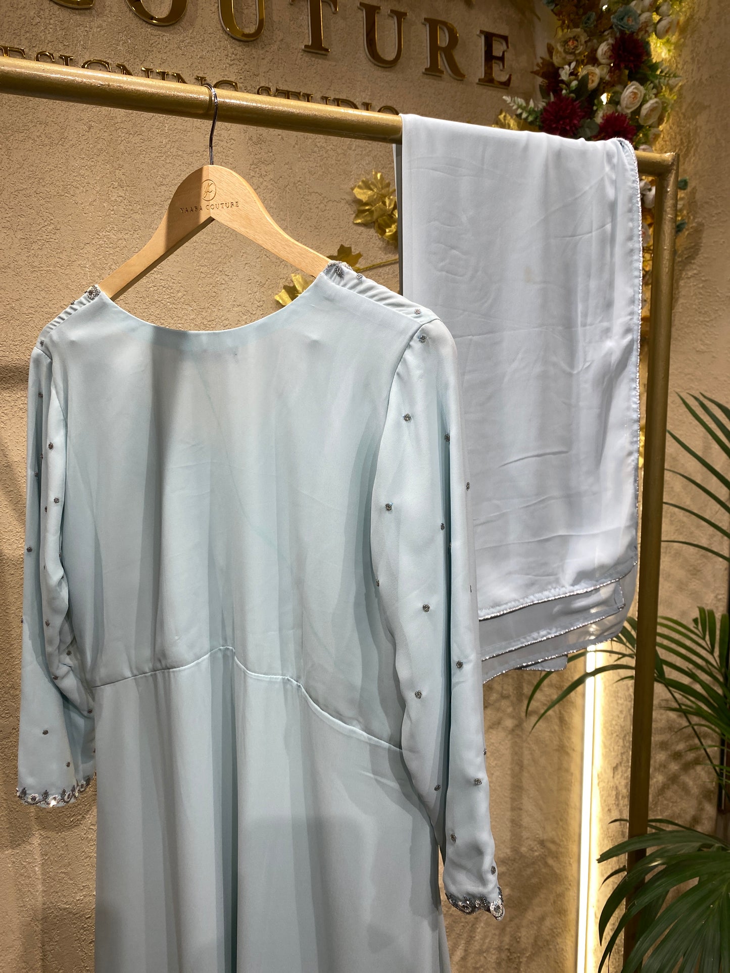 Lblue Aliyacutsalwar