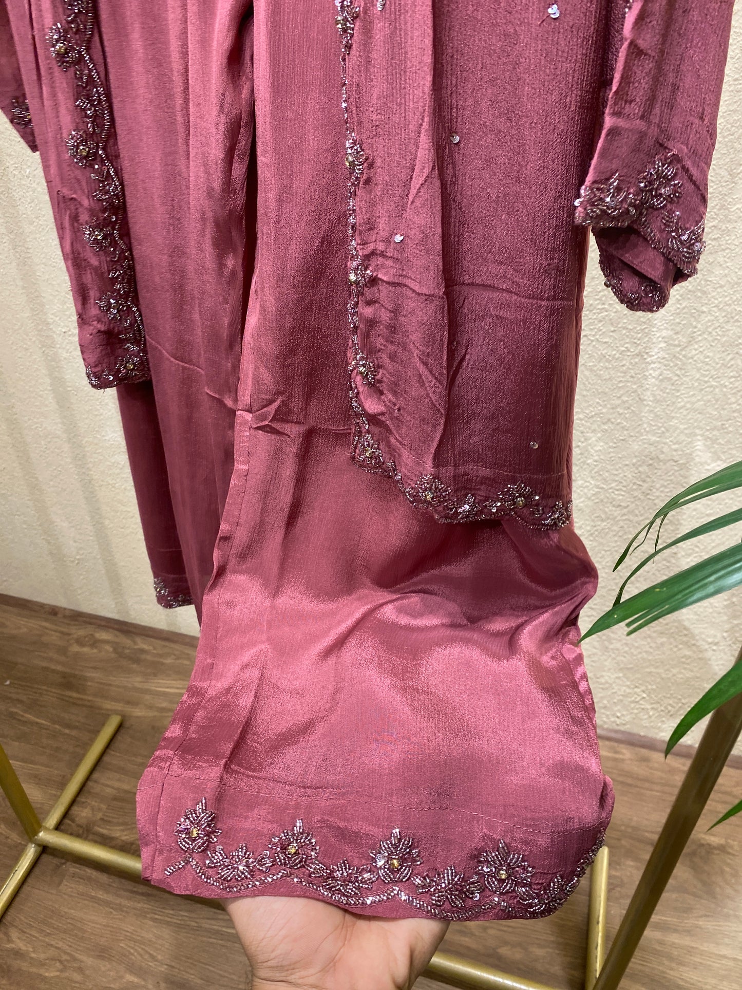 Coatsalwar Purple 3Pc