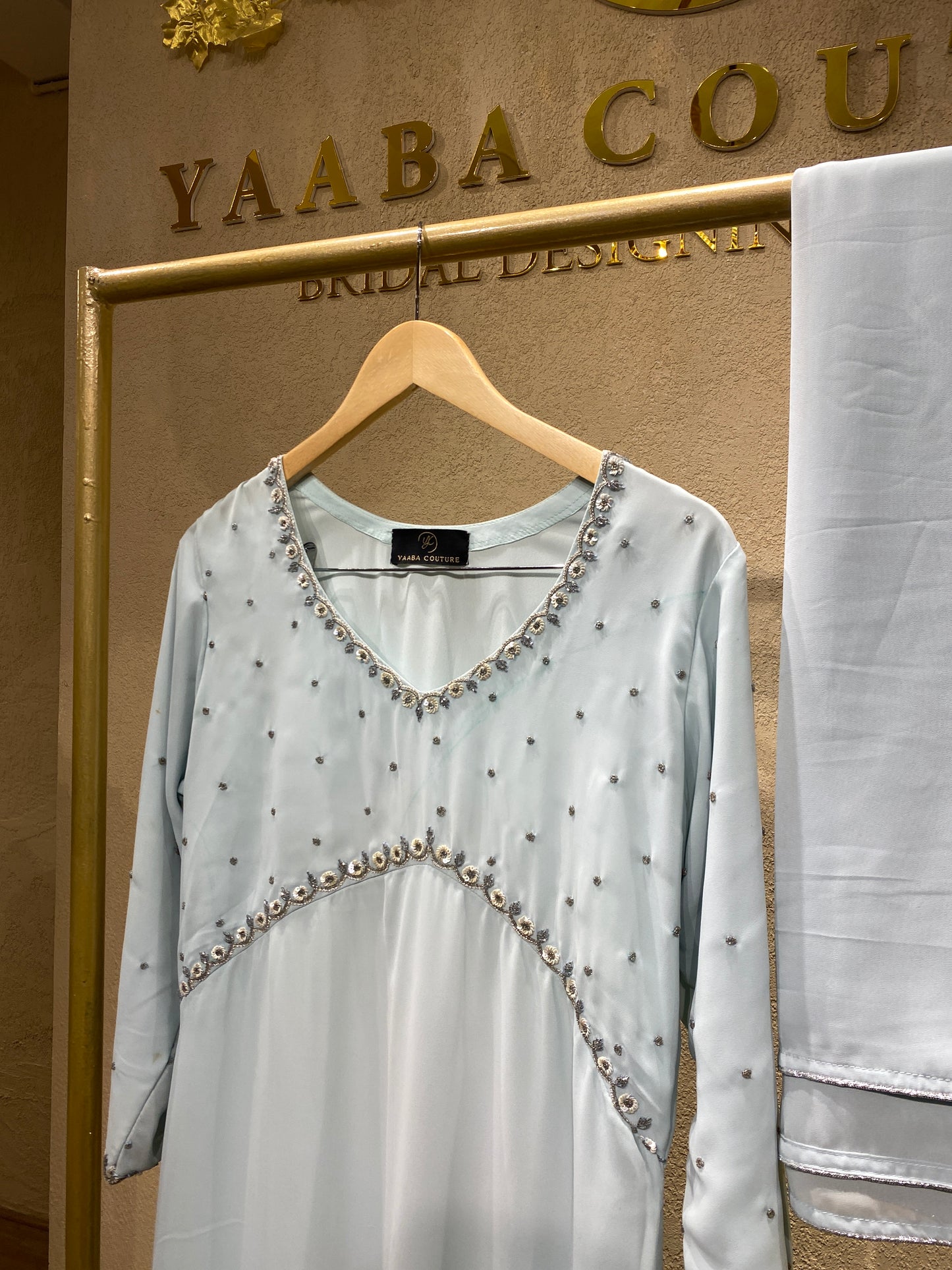 Lblue Aliyacutsalwar