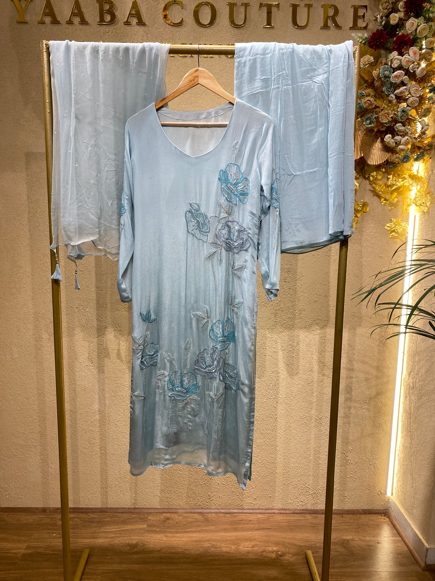 Bluesalwar. 3Pc