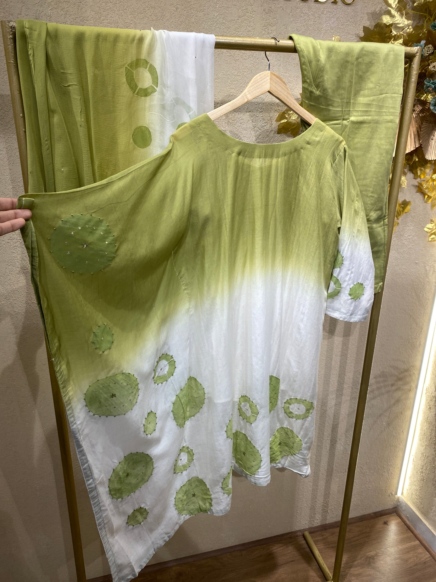 Double Shade Kaftan