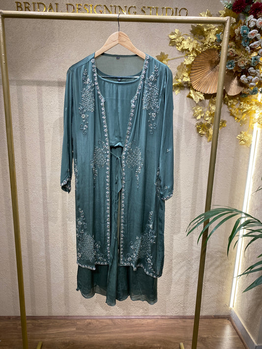 Coatsalwar Green 3Pc