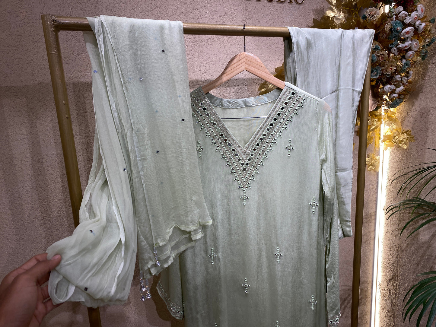 Mirror Work Salwar