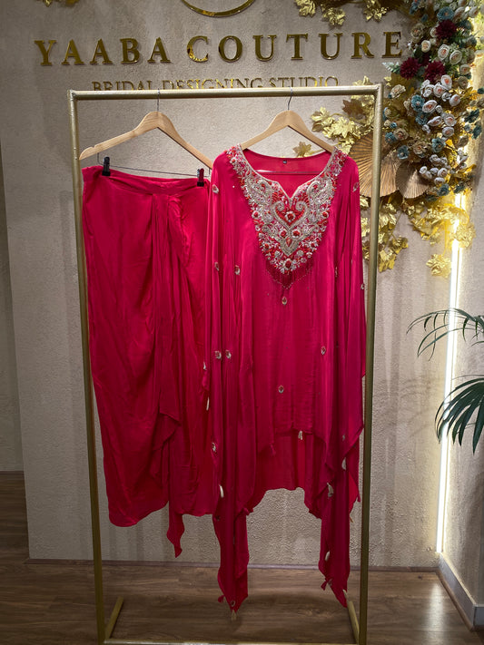 Kaftan Pink 3Pc