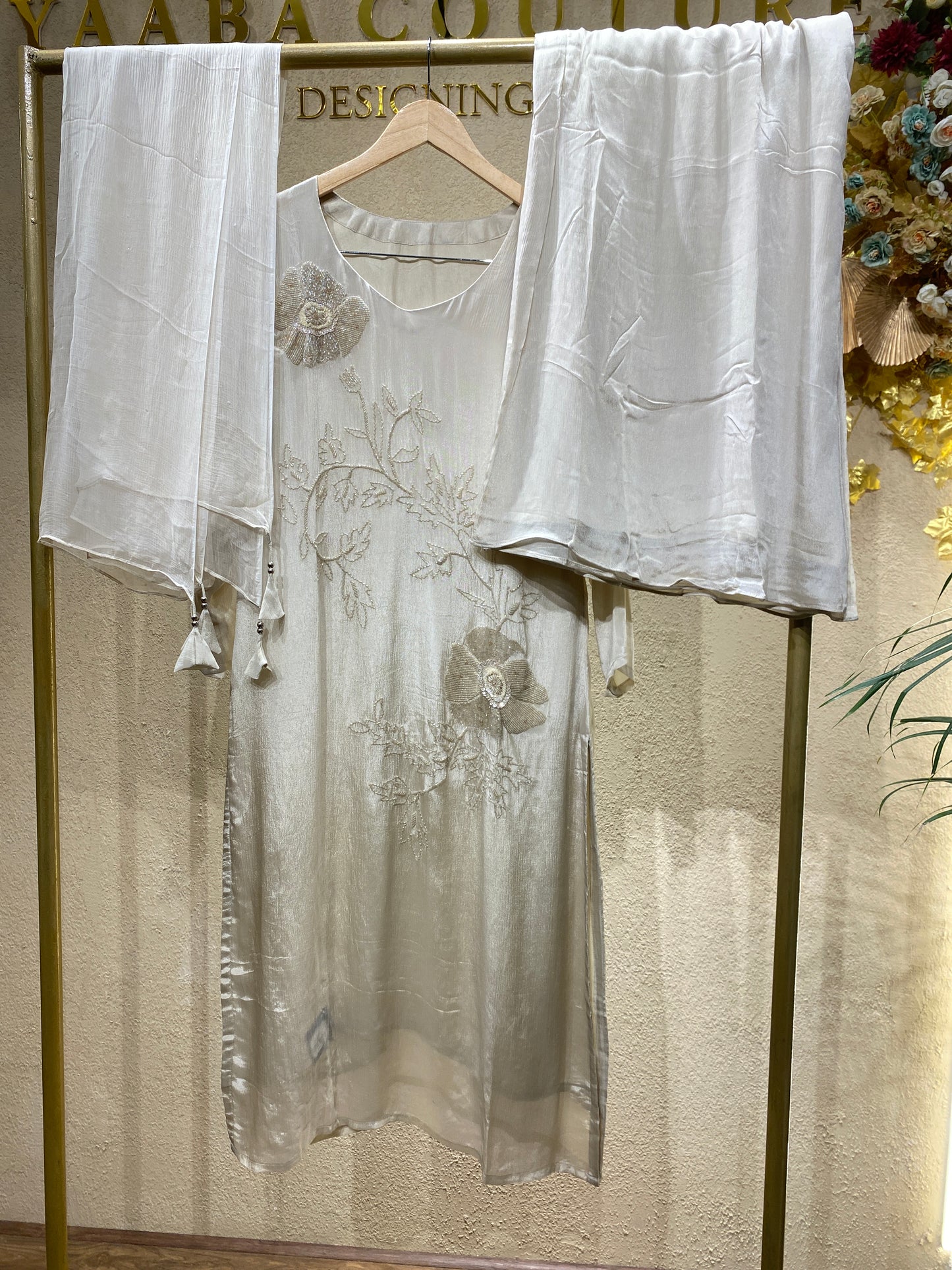 Salwar Cream3Pc