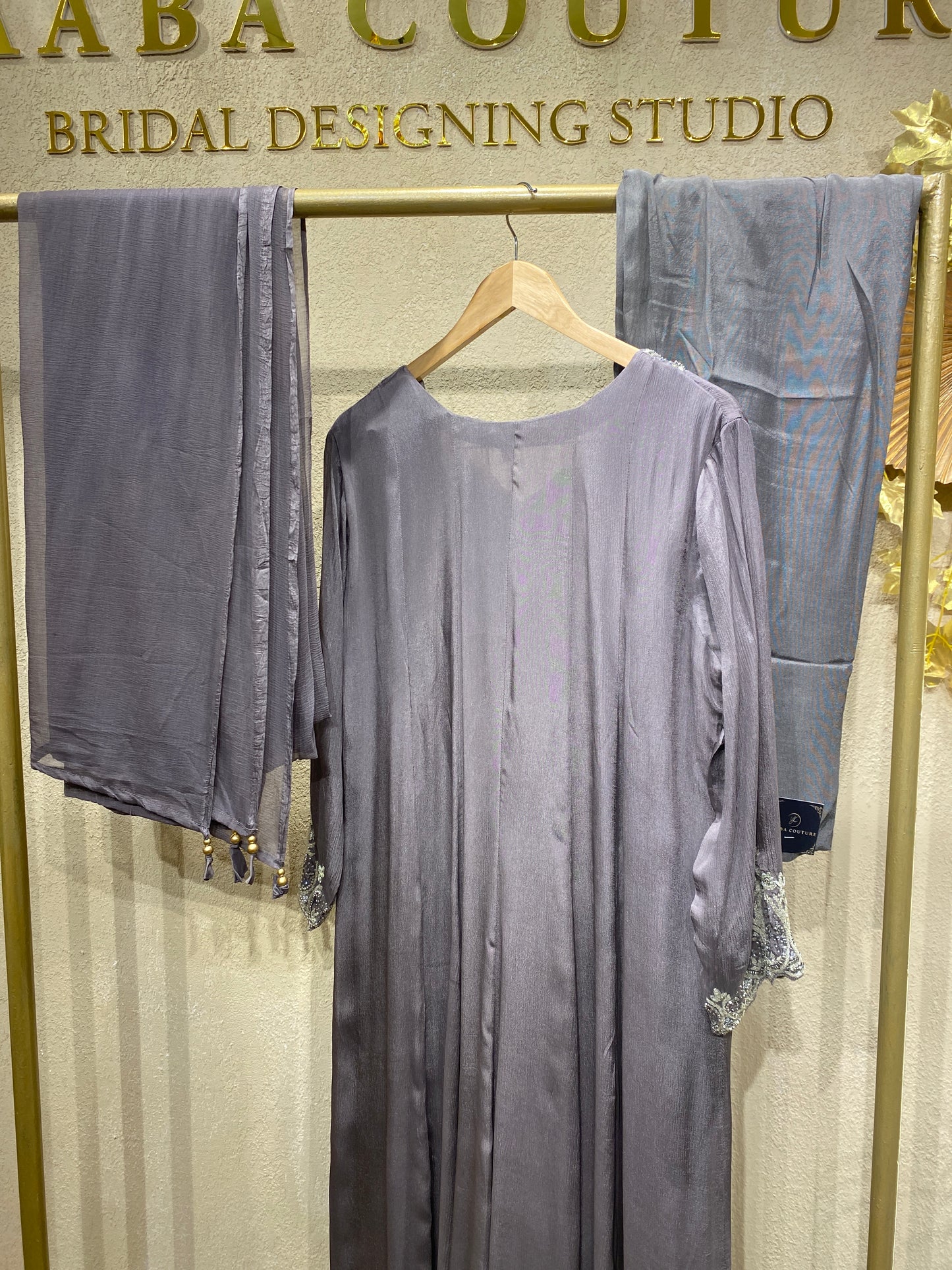 Panel Cut Gown