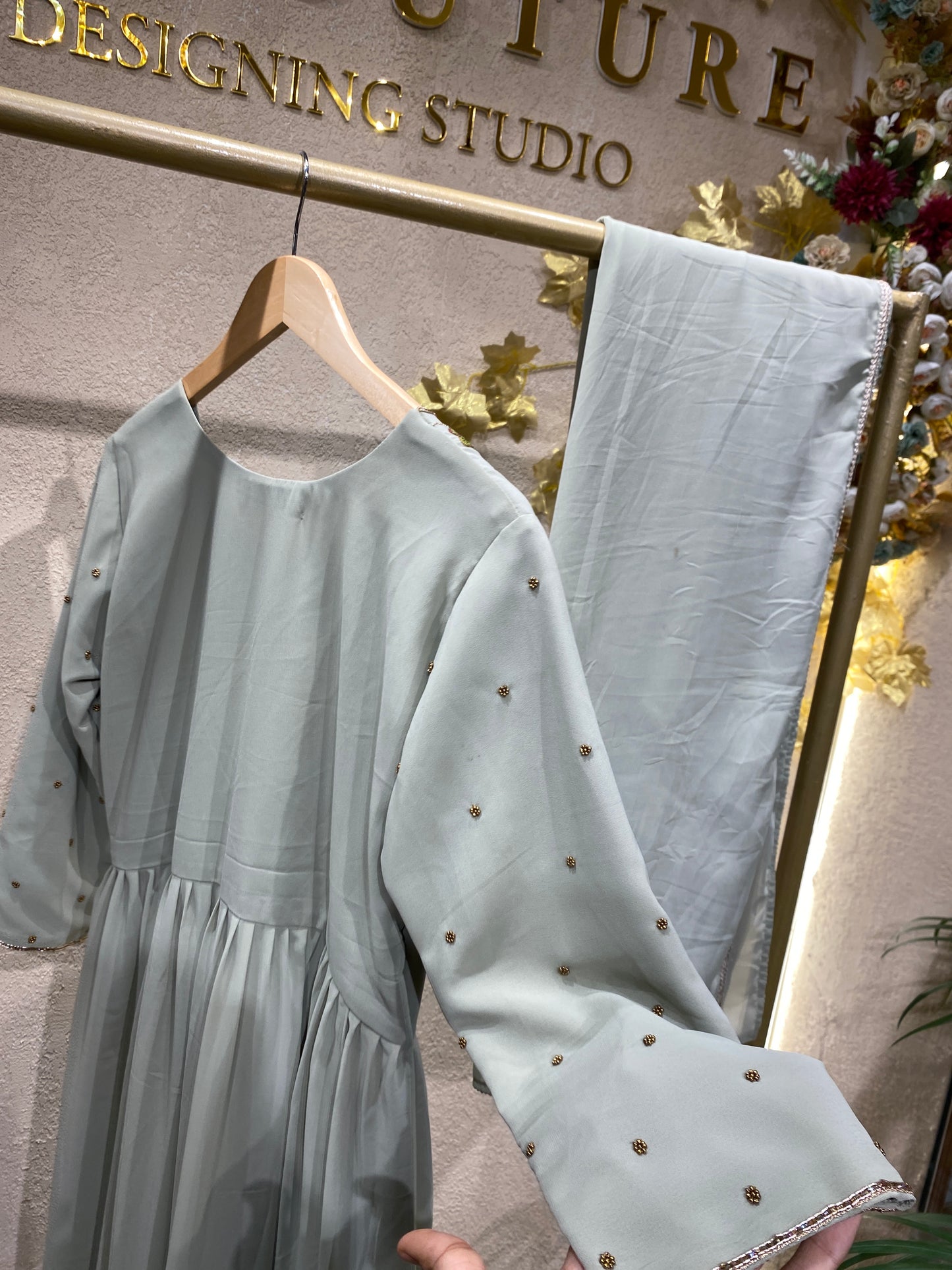 Pleeted Salwar