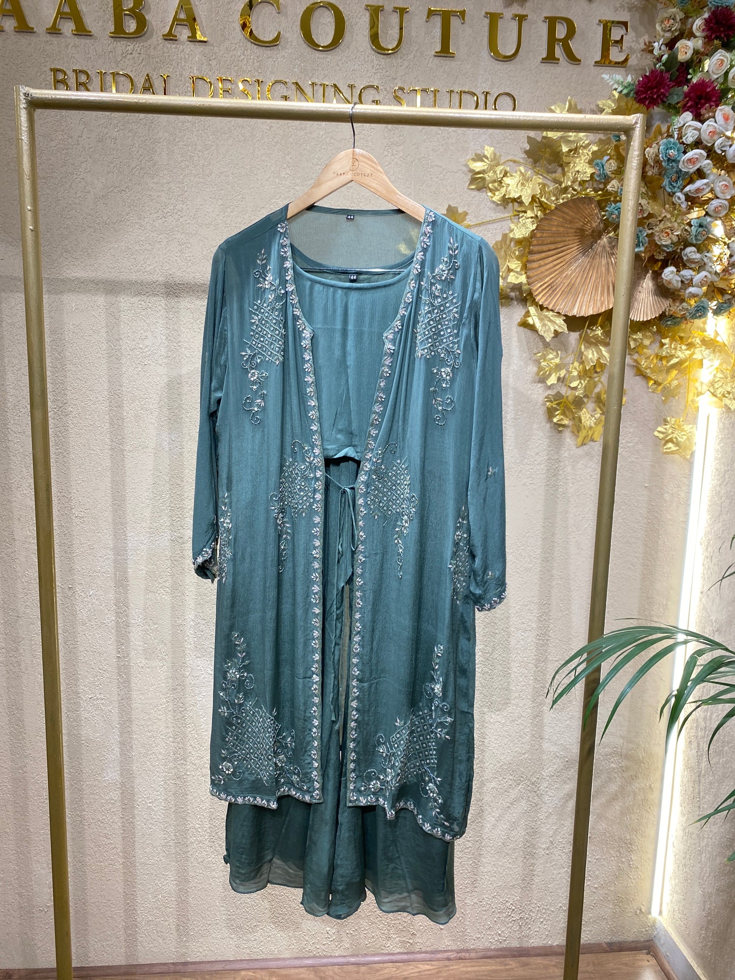 Coatsalwar Green 3Pc