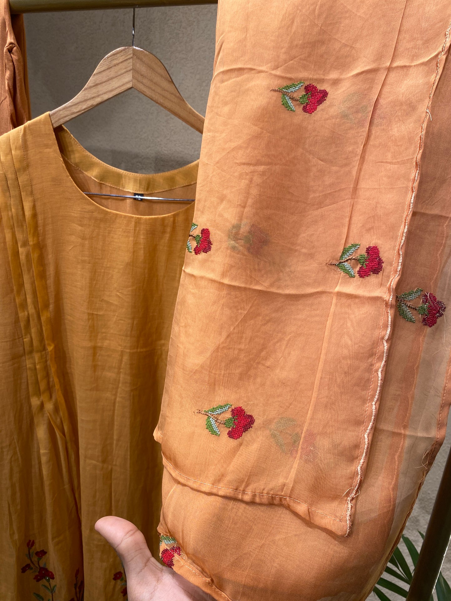 Alinesalwar Orenge 3Pc