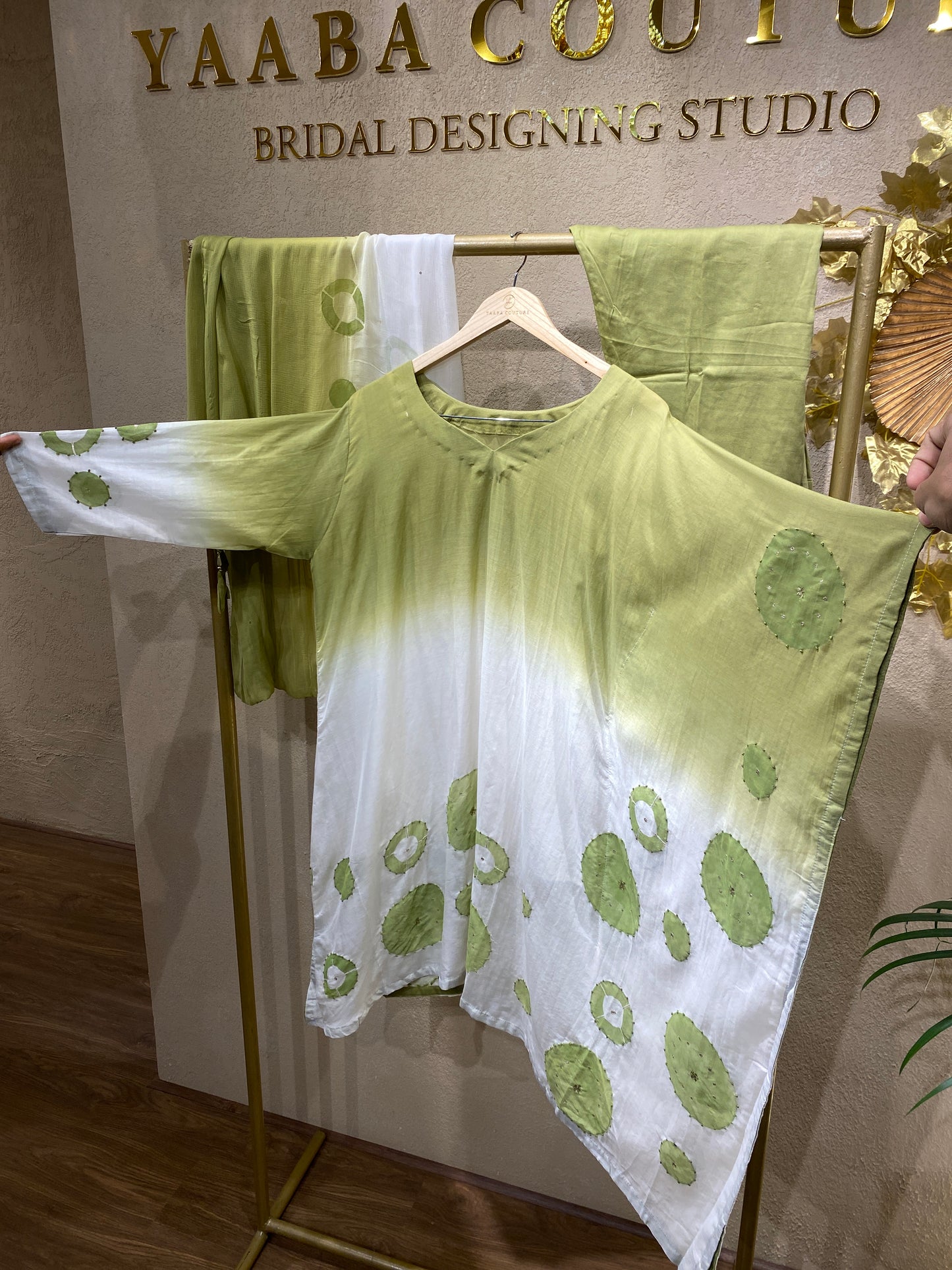 Double Shade Kaftan