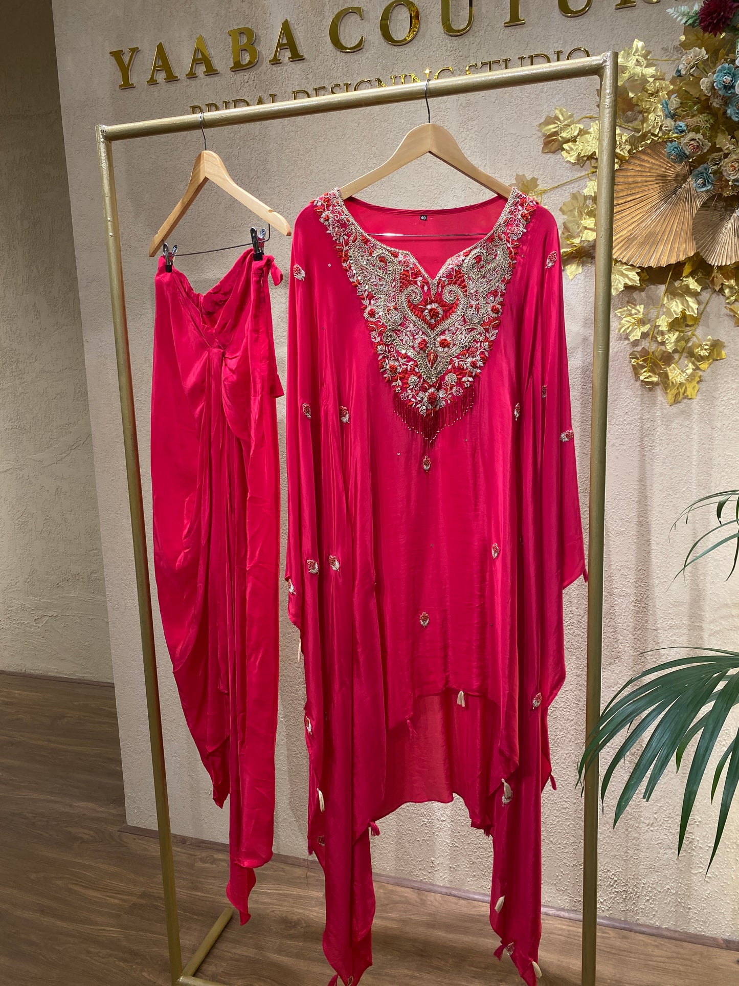 Kaftan Pink 3Pc
