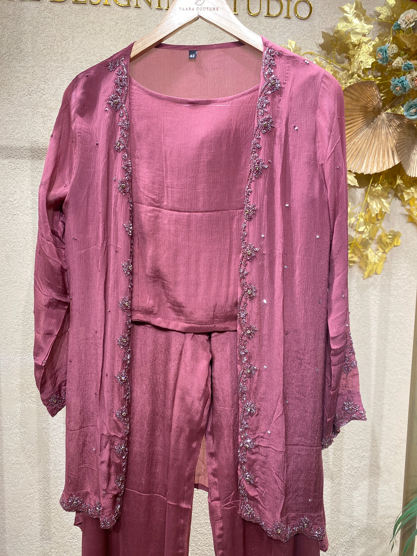 Coatsalwar Purple 3Pc