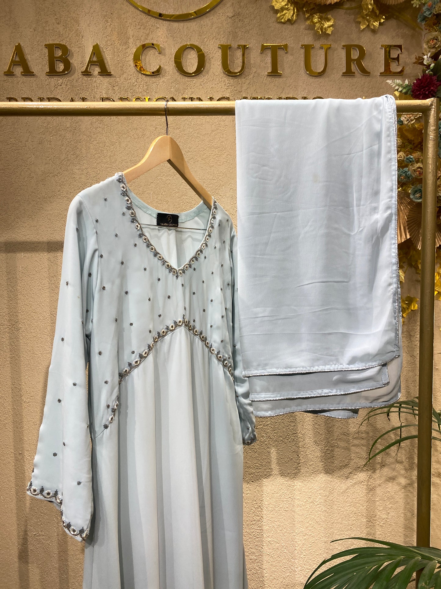 Lblue Aliyacutsalwar