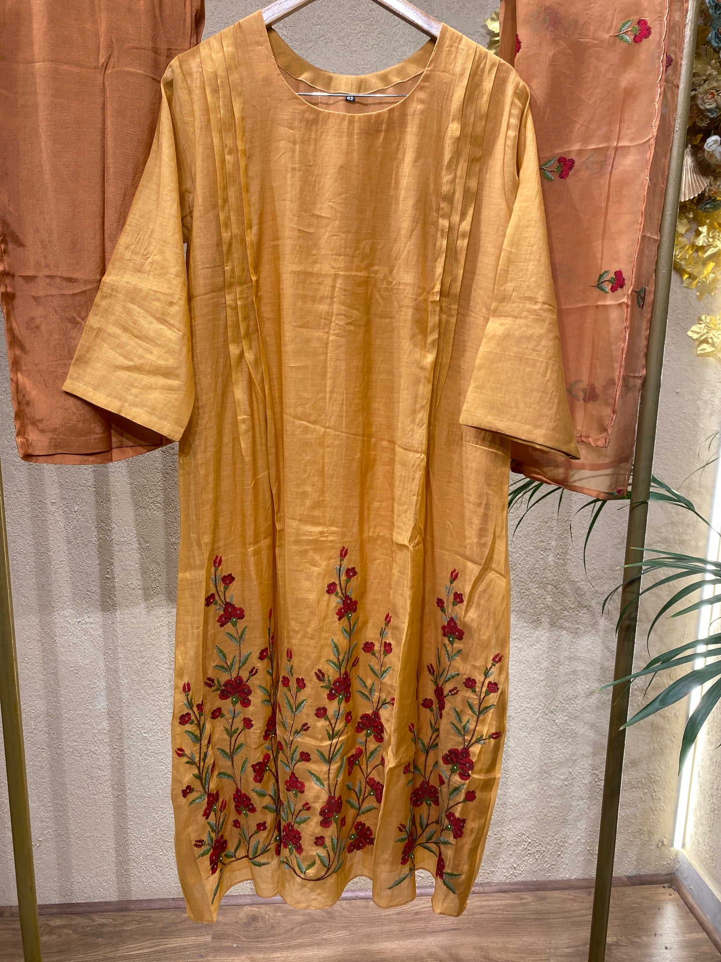 Alinesalwar Orenge 3Pc