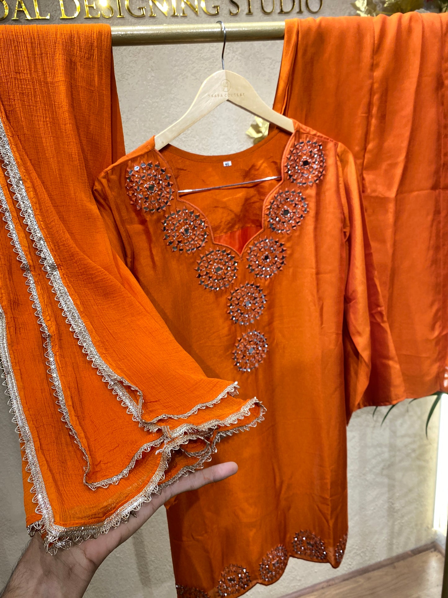 Mirror Salwar 3Pc